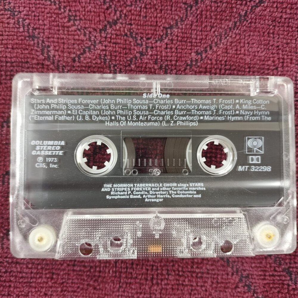 Mormon Tabernacle Choir Stars & Stripes Forever - 1973 Release - Cassette Tape - Picture 5 of 5